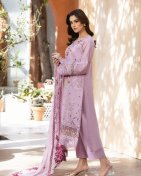 Gul E Kasni β Timeless Elegance in Soft Lilac