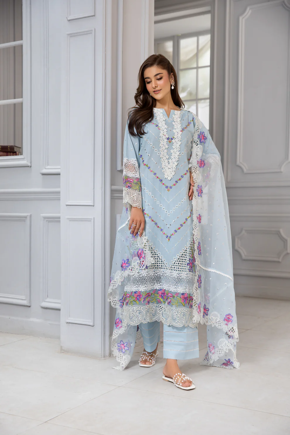 Shafaq - Soft Beauty With Gentle Touch of Blue - Image 4