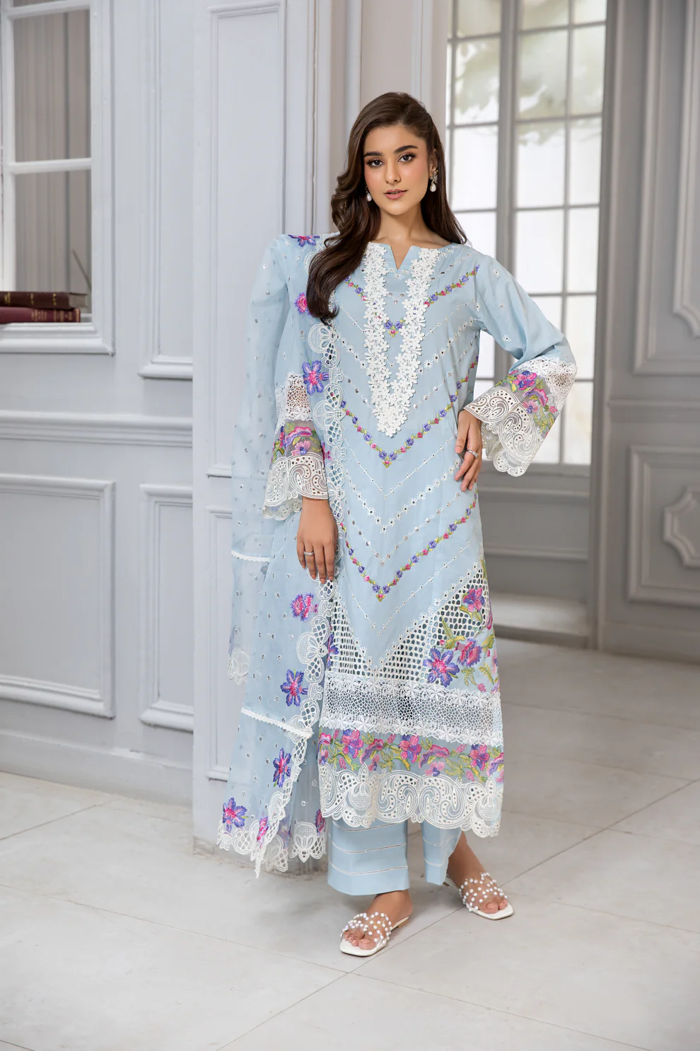 Shafaq - Soft Beauty With Gentle Touch of Blue - Image 5