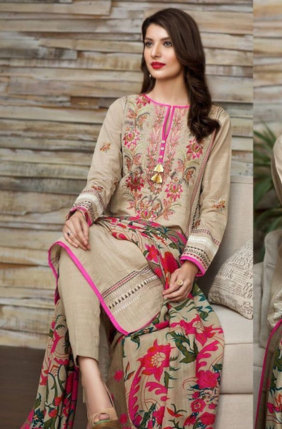 3-Piece Fine Quality Khaddar Suit